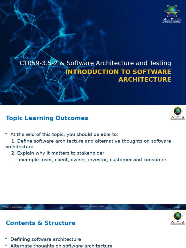 Understanding Software Architecture Basics | PDF | Software ...