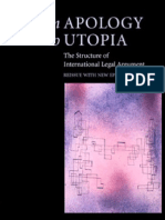 From Apology To Utopia - The Structure of International Legal Argument