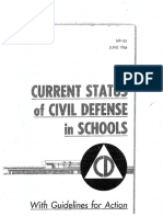 Current Status of Civil Defense in Schools