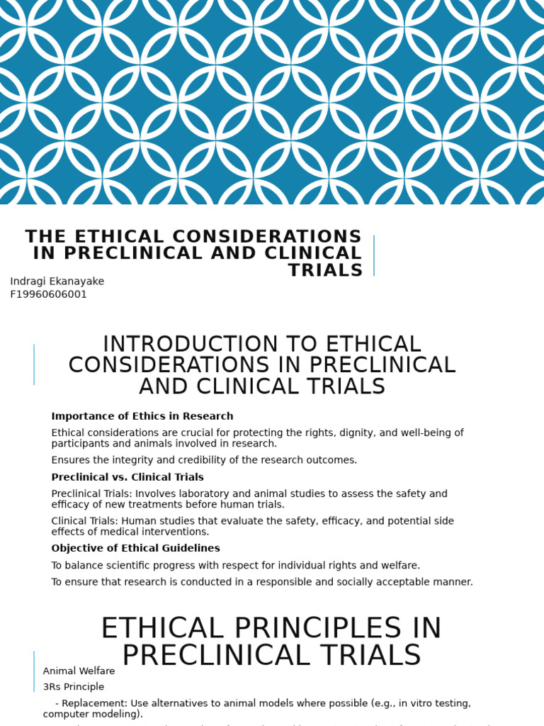 Ethics in Biomedical Science | PDF | Clinical Trial | Institutional ...