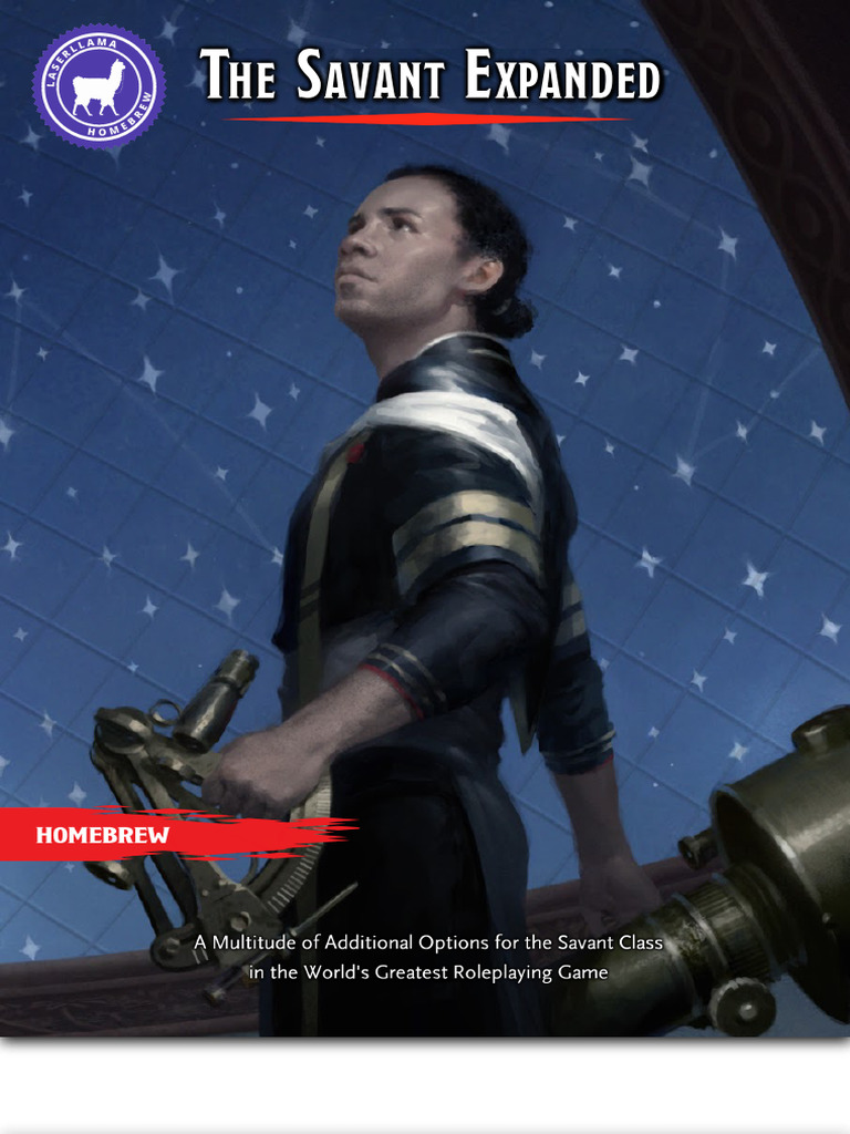 Savant Class Expansion Guide | PDF | Runes | Public Speaking