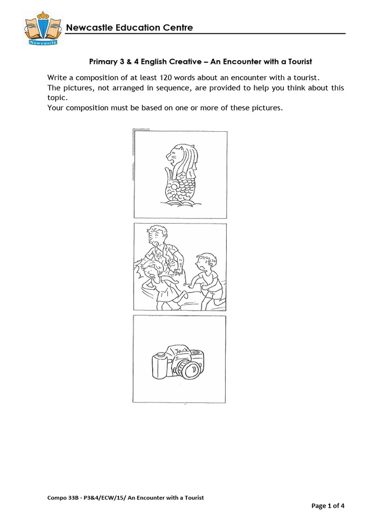 Encounter with a Tourist Composition | PDF | Language Arts & Discipline