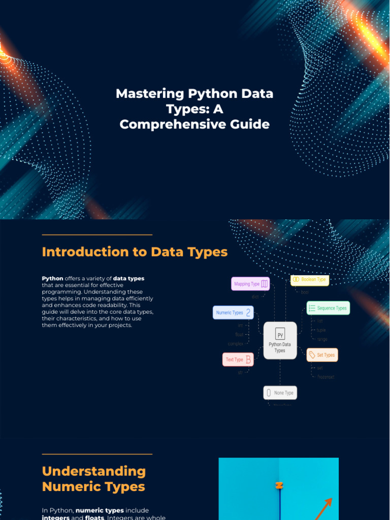 Slidesgo Mastering Python Data Types A Comprehensive Guide ...