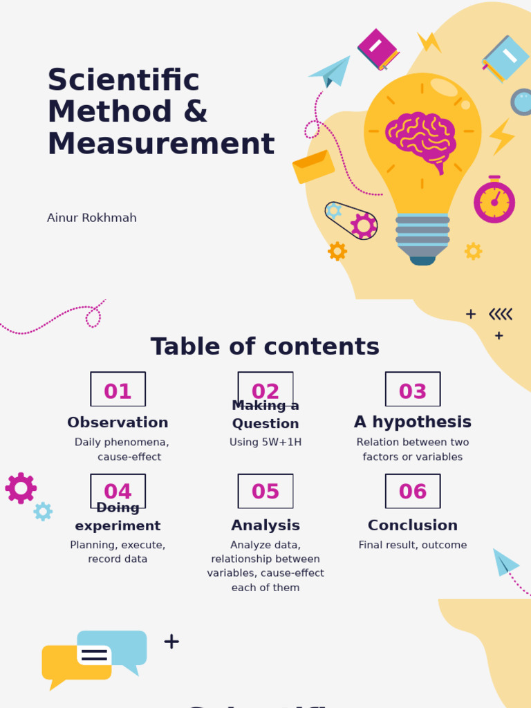 Understanding the Scientific Method | PDF