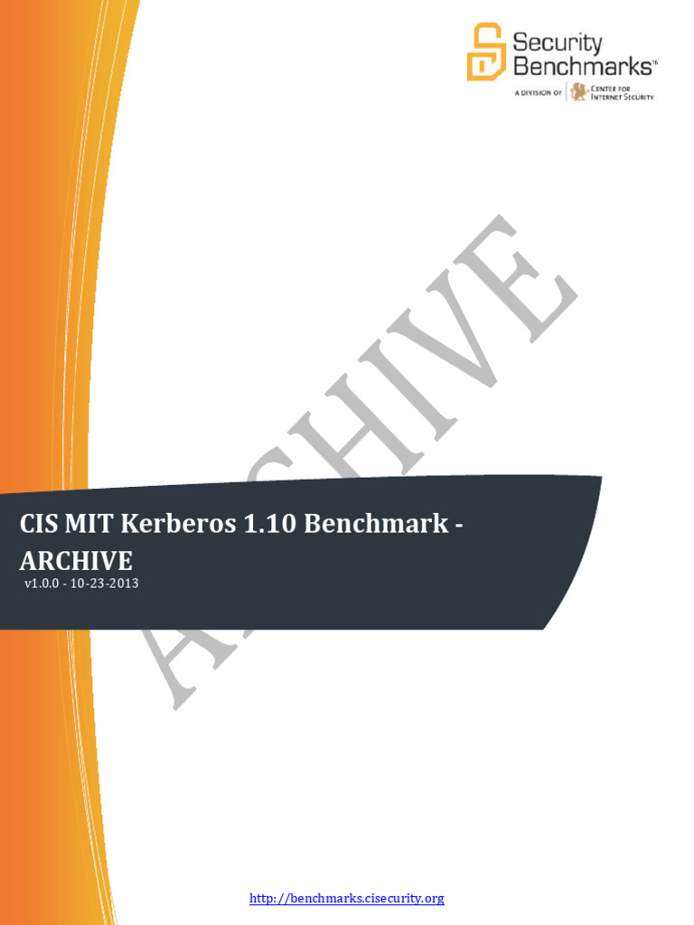 CIS MIT Kerberos 1.10 Security Benchmark | PDF | Superuser | Indemnity