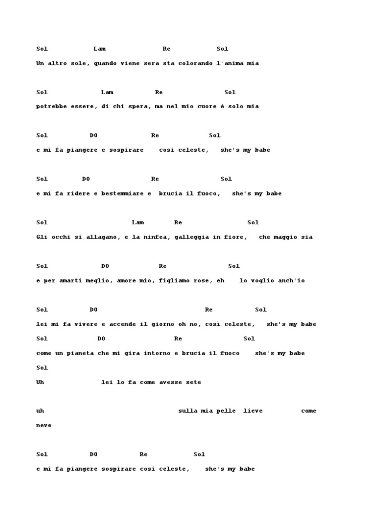cosi celeste accordi pdf