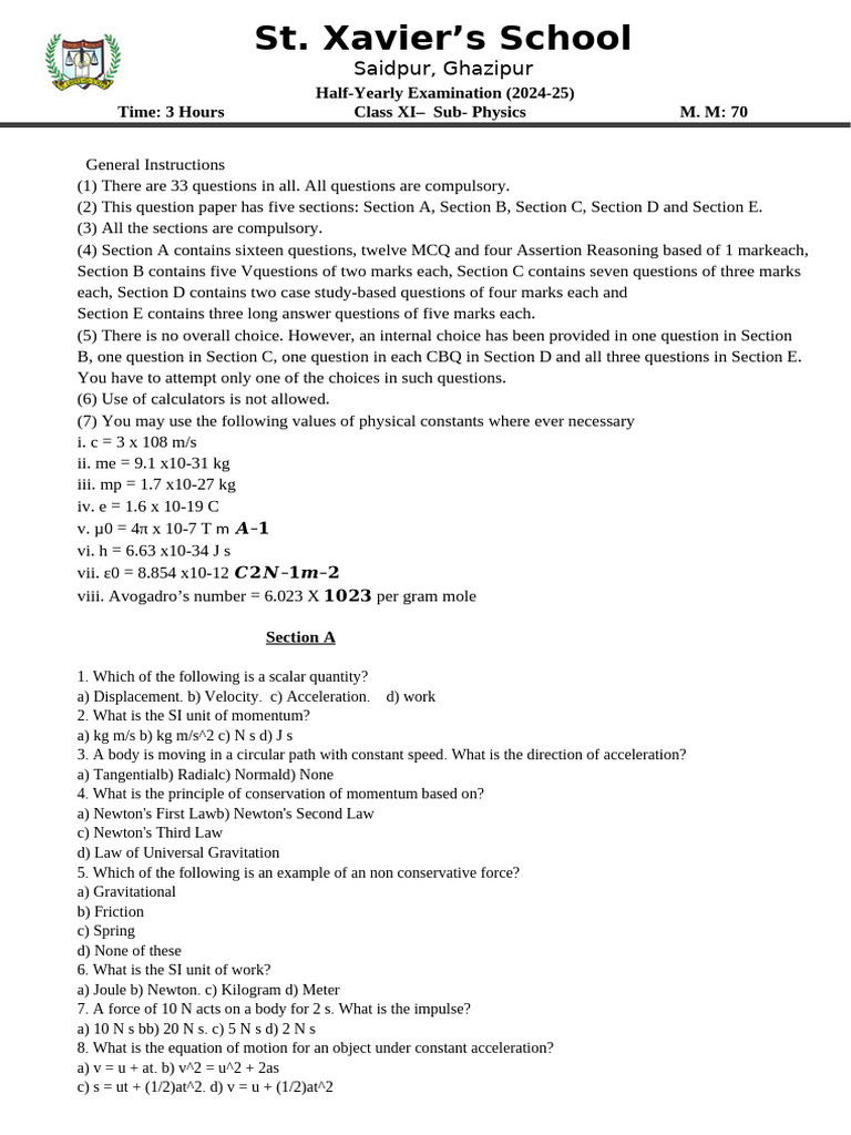 Physics | PDF | Force | Momentum