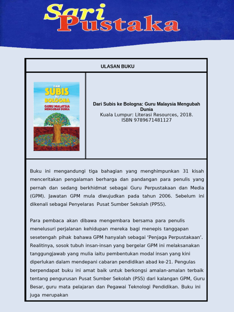 Sari Pustaka Bil.2 2018 | PDF | Agama & Spiritualitas