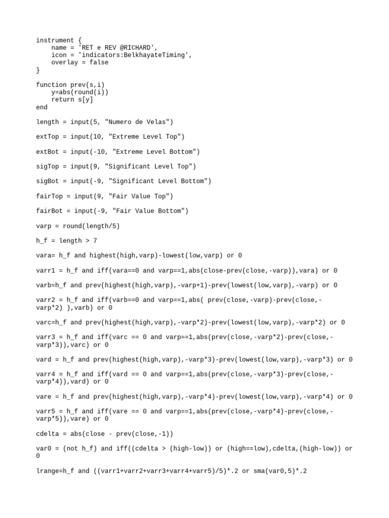 Custom Trading Indicator Script | PDF