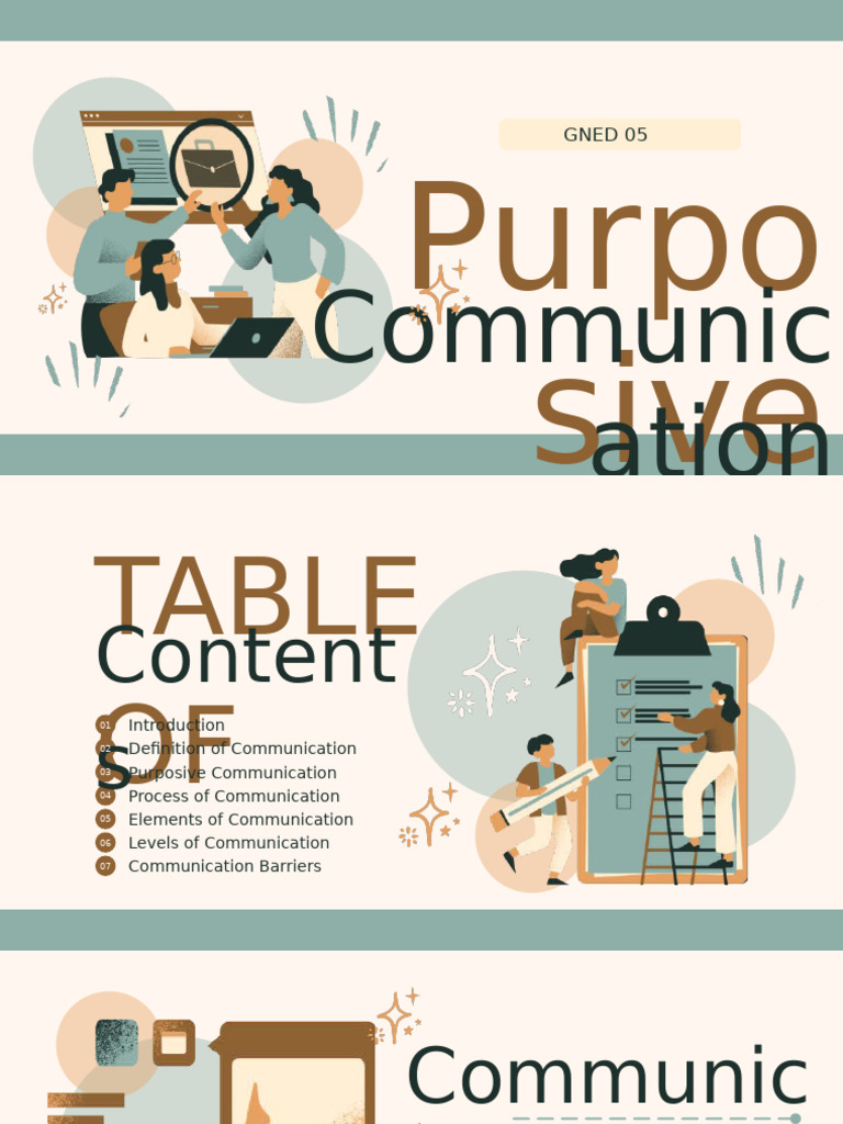 Understanding Purposive Communication | PDF | Communication ...