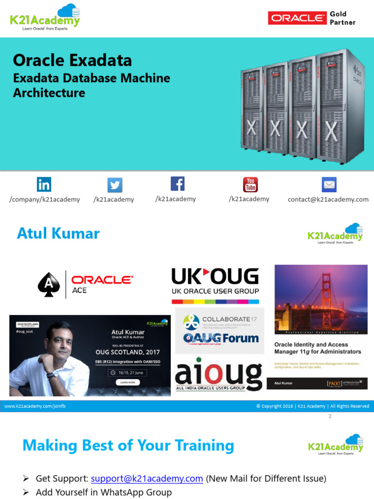 M02 Exadata+Database+Machine+Architecture+ Ed2+ | PDF | Scalability ...