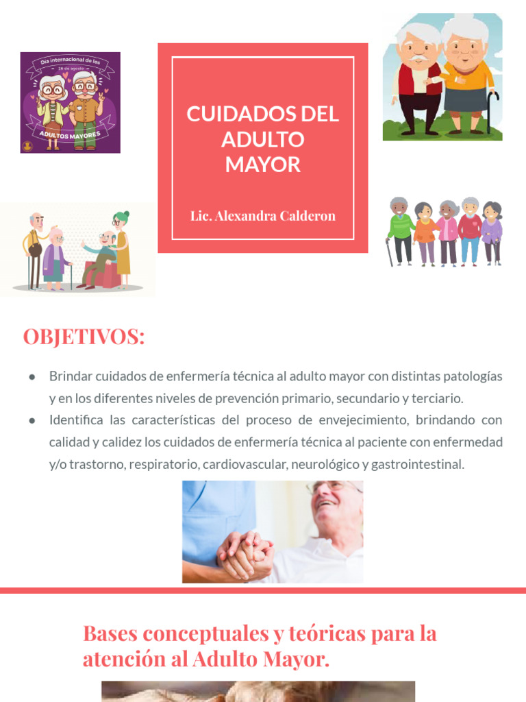 Cuidados de Enfermería en Adultos Mayores | PDF | Relaciones personales ...