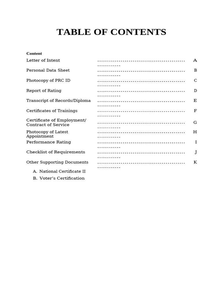 DepEd Ranking Table of Contents | PDF