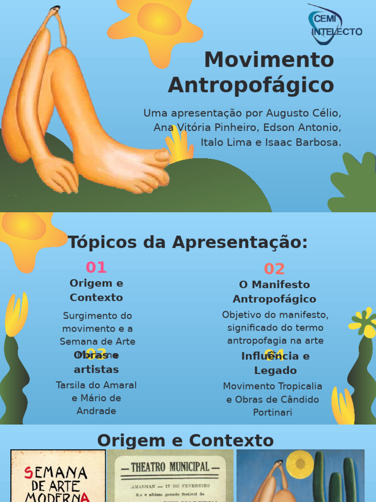 Movimento Antropofágico na Arte Brasileira | PDF | Brasil