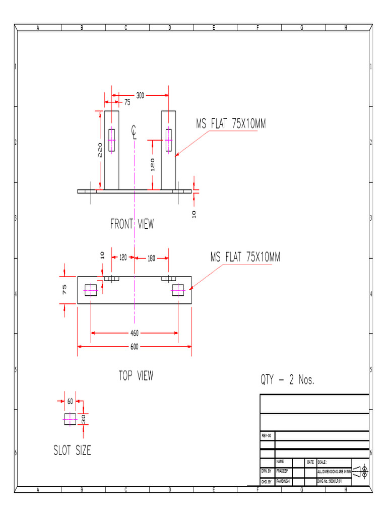 5000 KVA Locking Pad Drawing | PDF