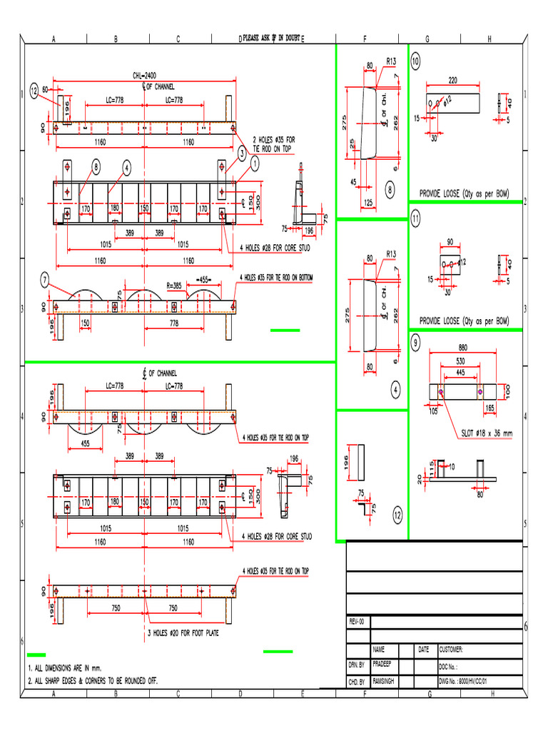 Power Transformer Specs Sheet | PDF