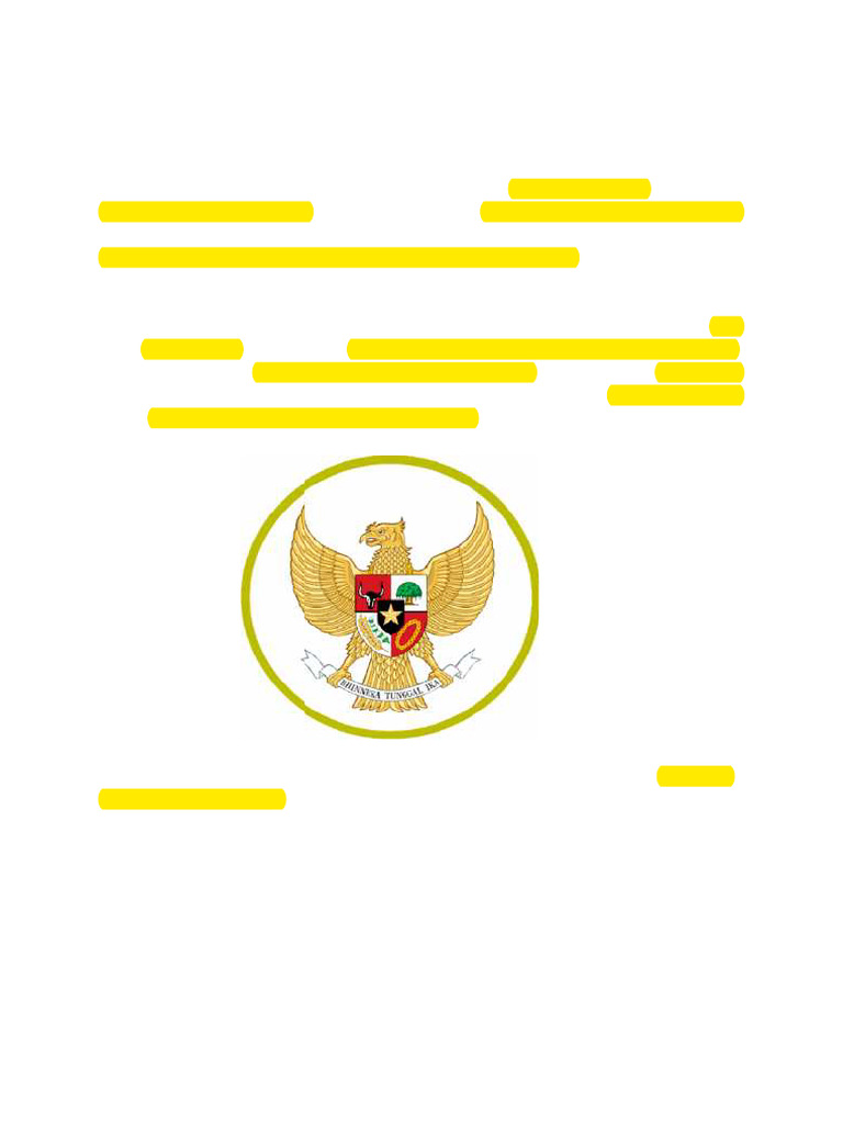 Makna Lambang Negara Garuda Pancasila | PDF