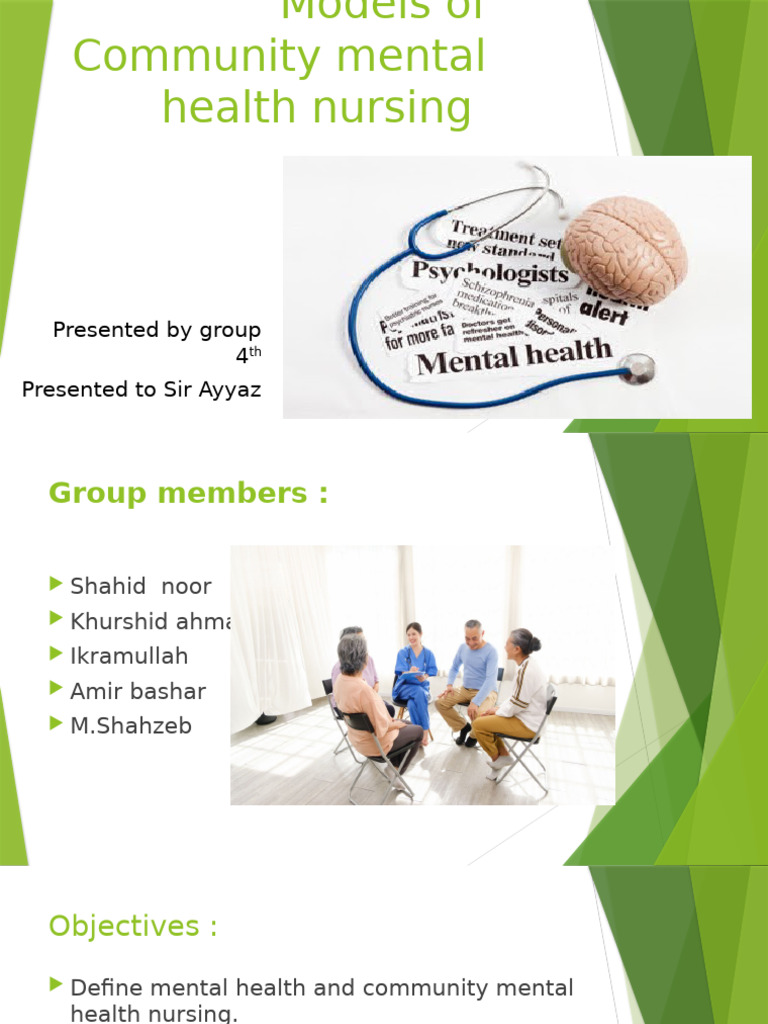 Community mental health nursing presentation | PDF | Health Care ...