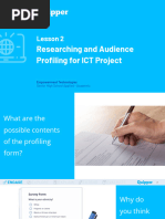 Audience Profiling for ICT Projects | PDF | Educational Technology ...