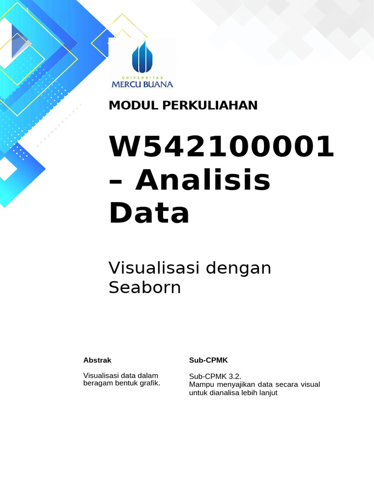 Panduan Visualisasi Data dengan Seaborn | PDF