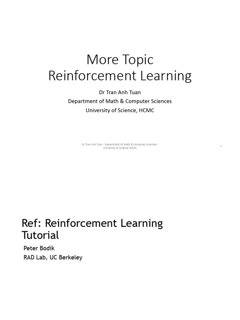 11-DL-Deep Learning For Reinforcement Learning | PDF | Applied ...