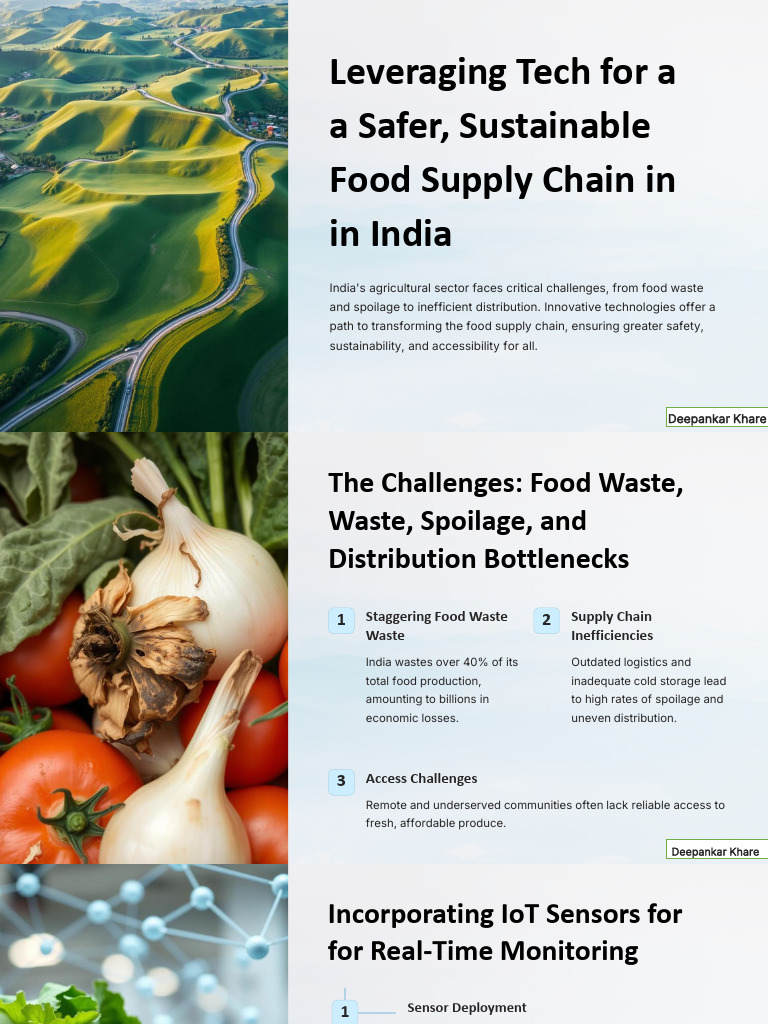 Leveraging Tech For A Safer Sustainable Food Supply Chain in India ...