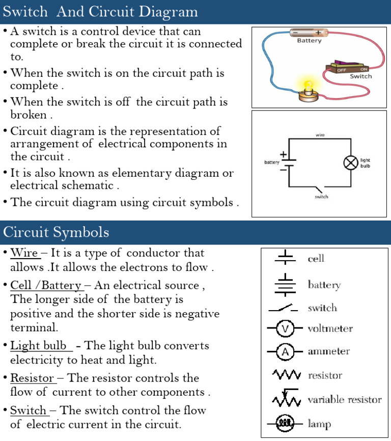 Switch And Circuit Diagram | PDF