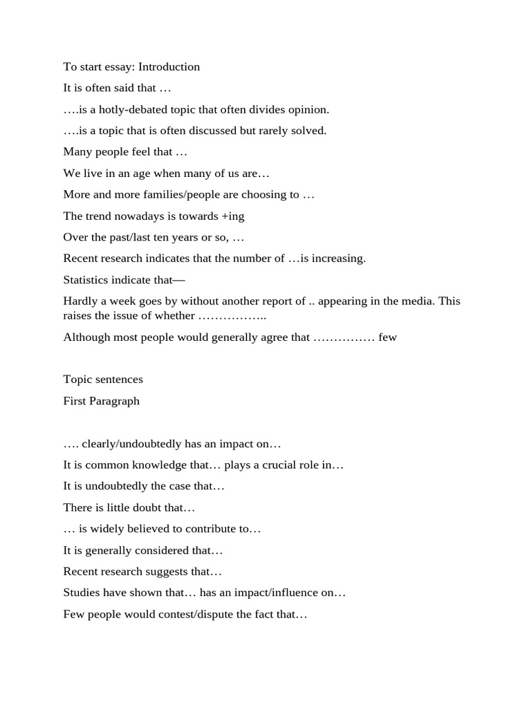 Essay tips pdf