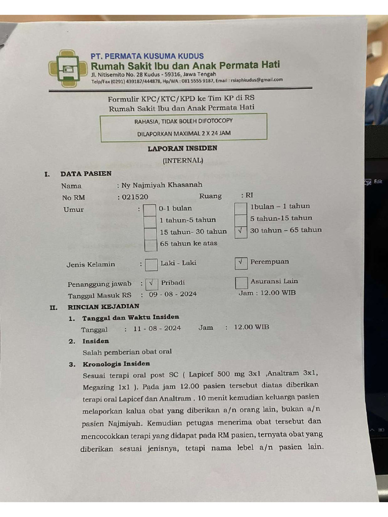 Scan Laporan IKP | PDF