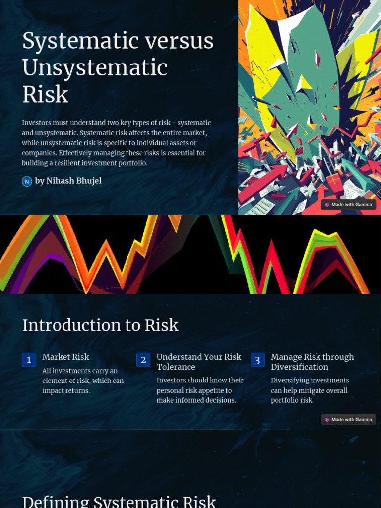 Systematic Versus Unsystematic Risk | PDF | Financial Risk ...