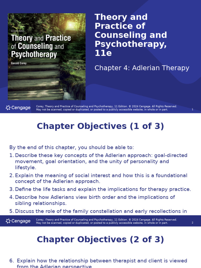 Adlerian Therapy in Counseling Practice | PDF | Psychotherapy ...