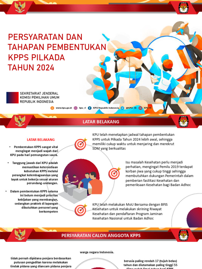 Persyaratan dan Tahapan Pembentukan KPPS 2024 | PDF
