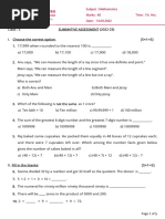 Class 4 Maths Practice Worksheet | PDF | Euclidean Geometry | Geometry
