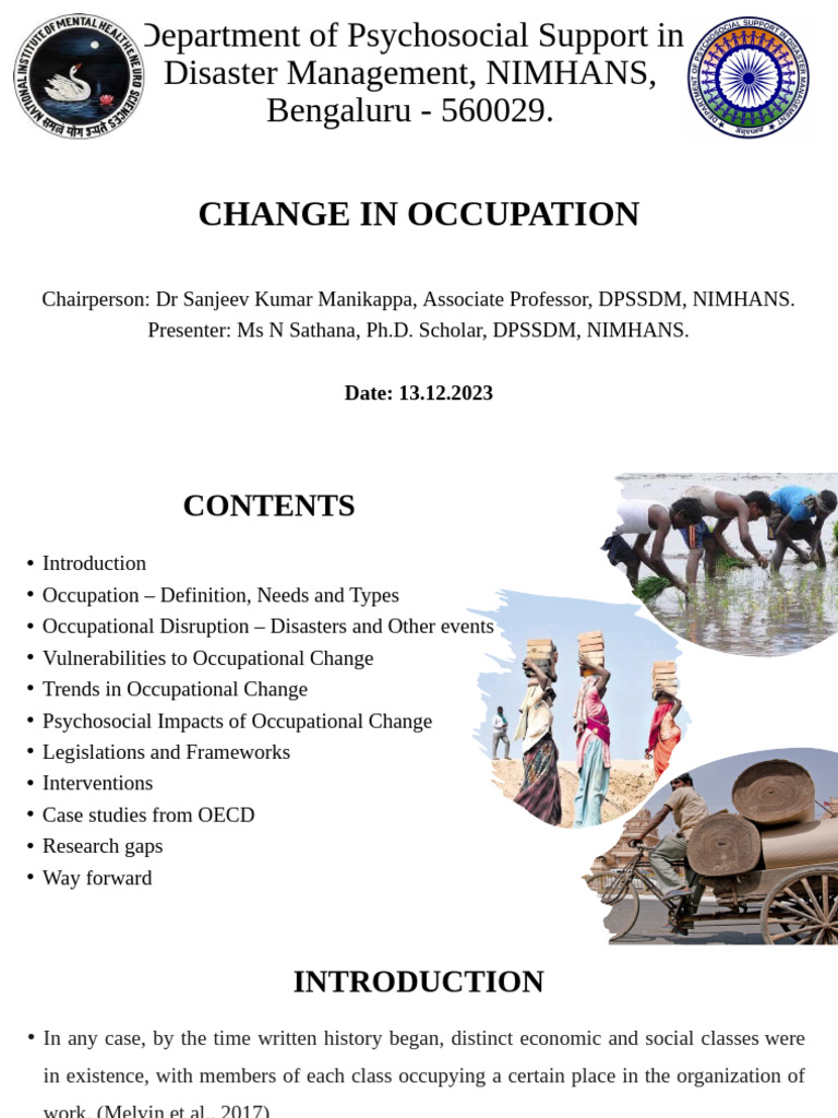 Occupational Change in Disaster Management | PDF | Employment ...