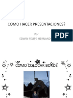 Como Hacer Presentaciones