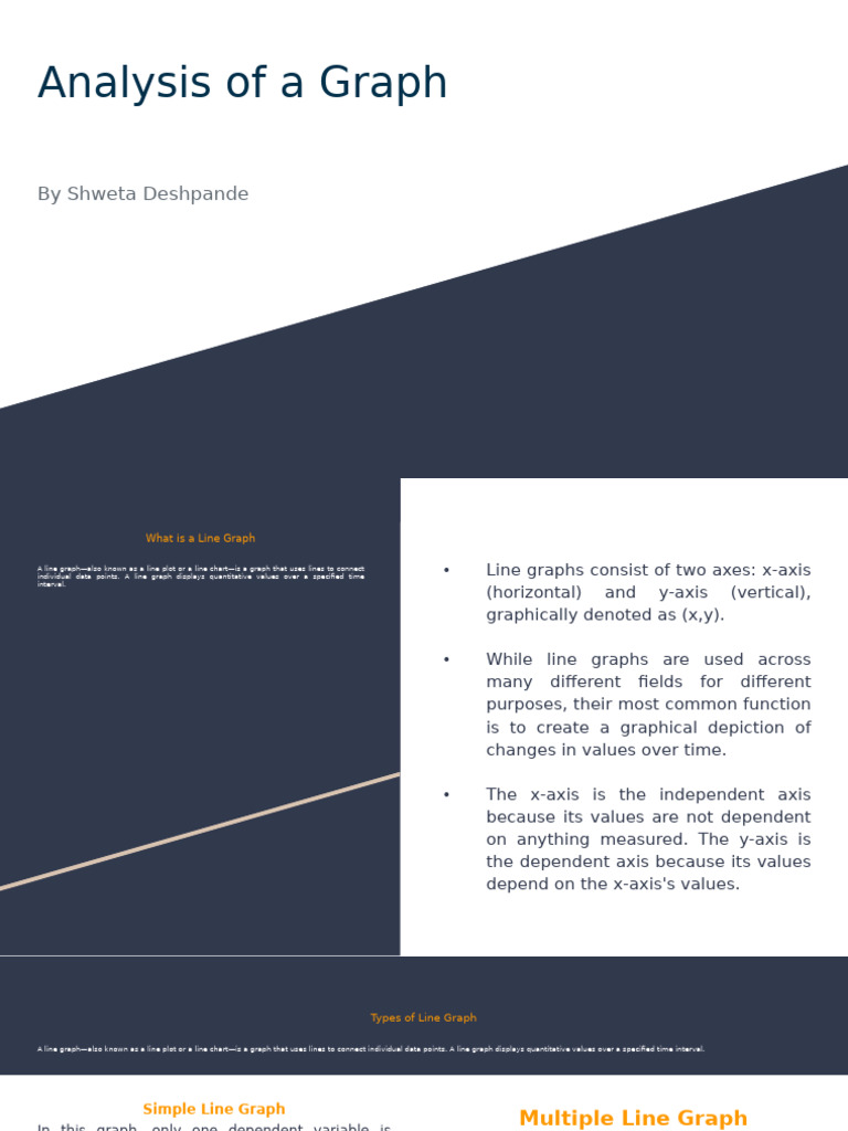 Line Graph Analysis Techniques | PDF | Cartesian Coordinate System | Chart