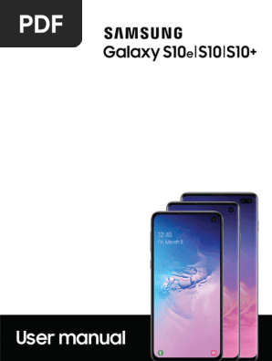 Vzw Samsung Galaxy s10 s10e s10plus en Ug 022019
