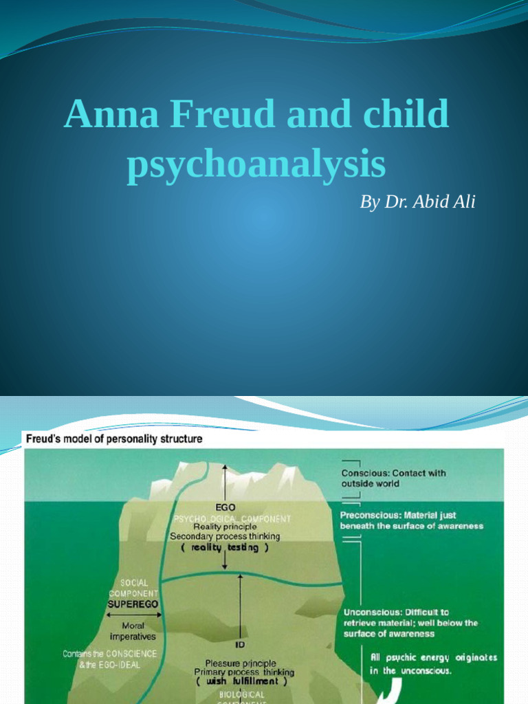 Anna Freud and Child Psychoanalysis | PDF | Psychotherapy | Psychoanalysis