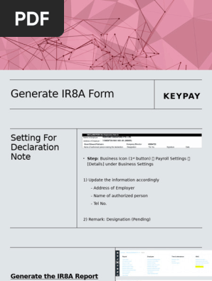 Generate IR8A Form