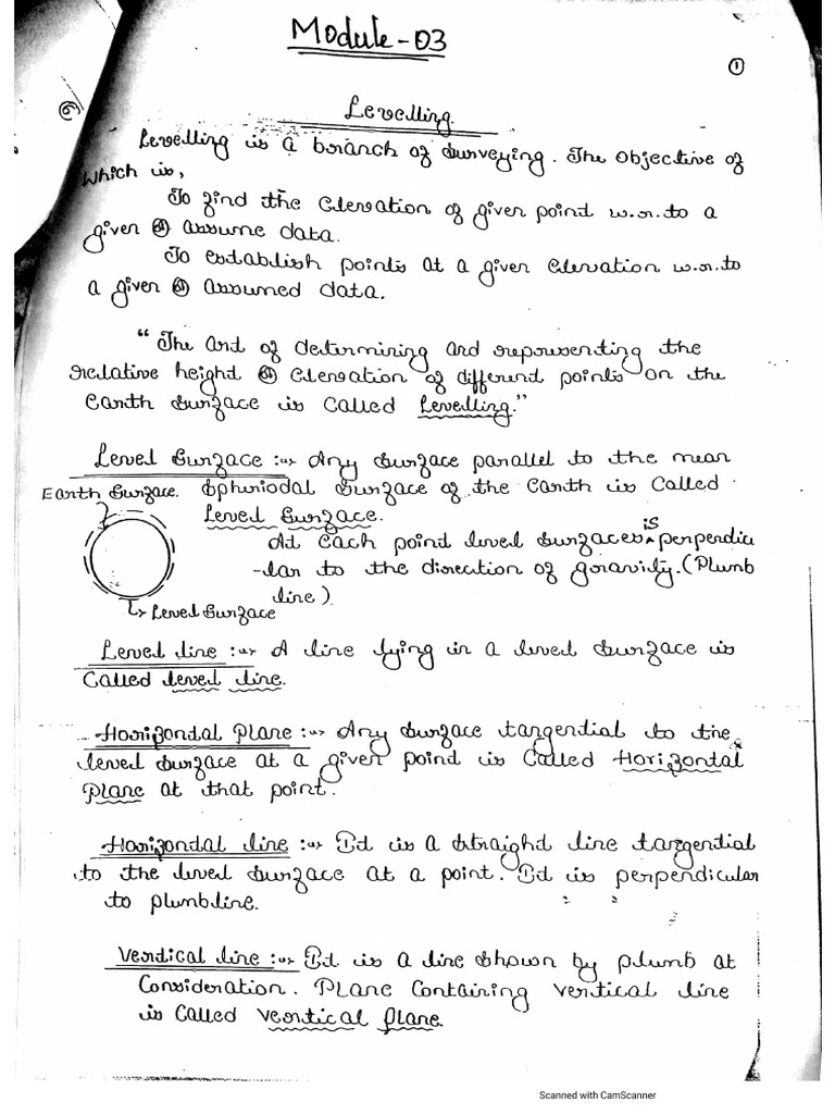 MODULE 3 (Leveling) | PDF