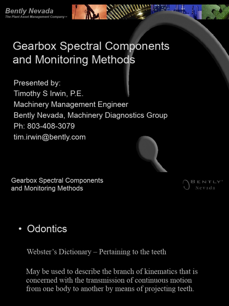 Gearbox Monitoring Methods and Frequencies | PDF | Gear | Accelerometer