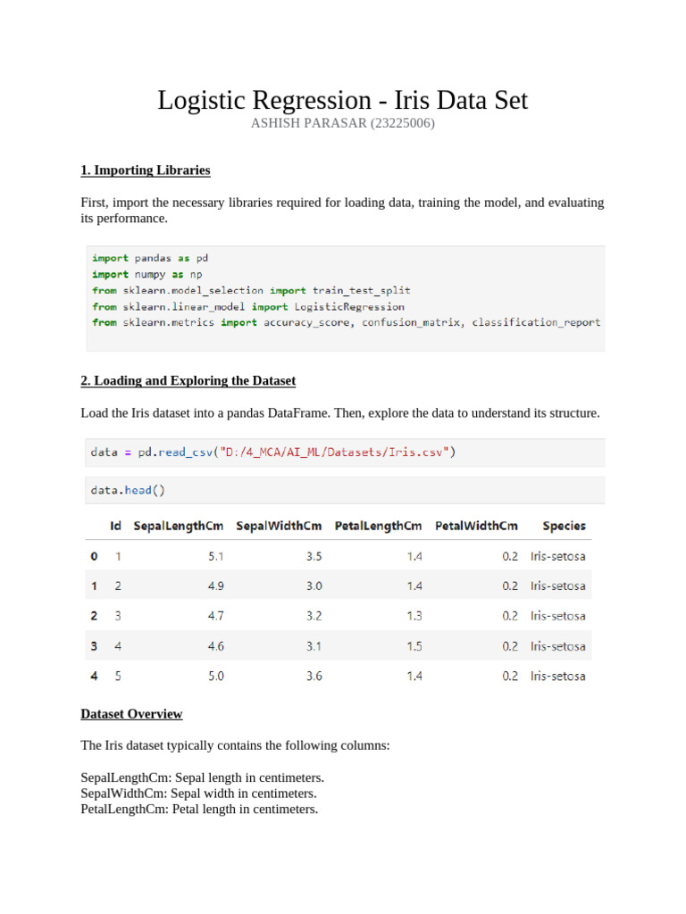 Logistic Regression | PDF
