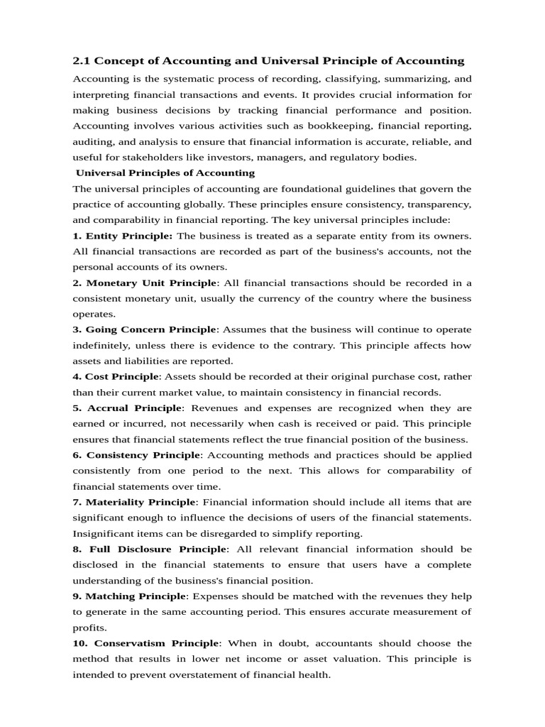 Accounting Principles and Financial Systems | PDF | Audit | Financial ...