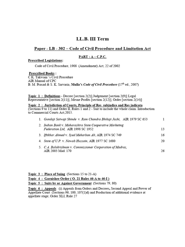 CPC Syllabus Merged | PDF | Crimes | Crime & Violence