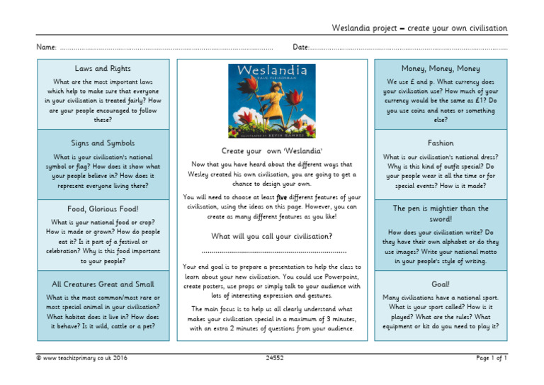 Create Your Own Civilization Project | PDF | Civilization