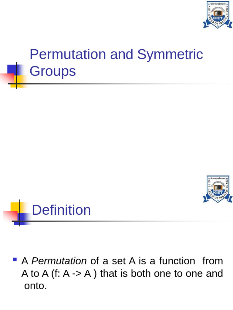 Understanding Permutations and Symmetric Groups | PDF | Permutation ...