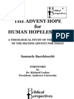 The Advent Hope For Human Hopelessness by Samuele Bacchiocchi