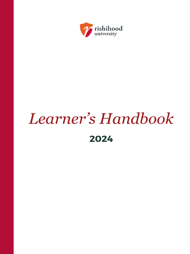 Learner Handbook - v7 - 2024 | PDF | Academic Term | Curriculum