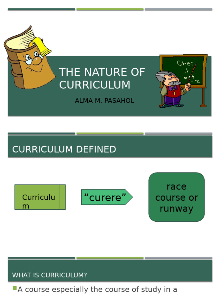 The Nature of Curriculum | PDF | Curriculum | Education Theory