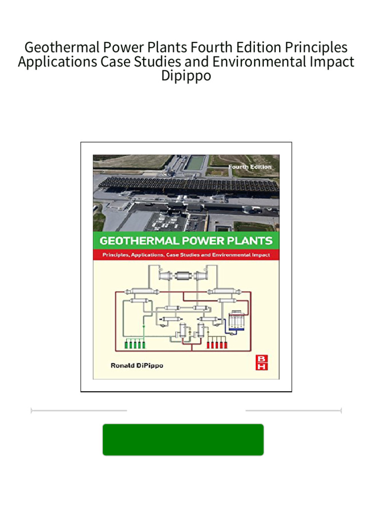 [FREE PDF sample] Geothermal Power Plants Fourth Edition Principles